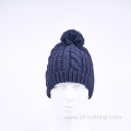Winter warm knitted hat for adults